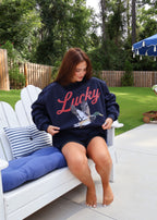 Lucky Mallard Mock Neck