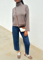 AirEssentials Cropped Turtleneck