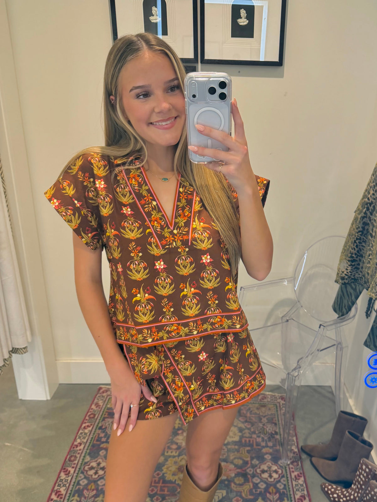 Sabina Collared Top