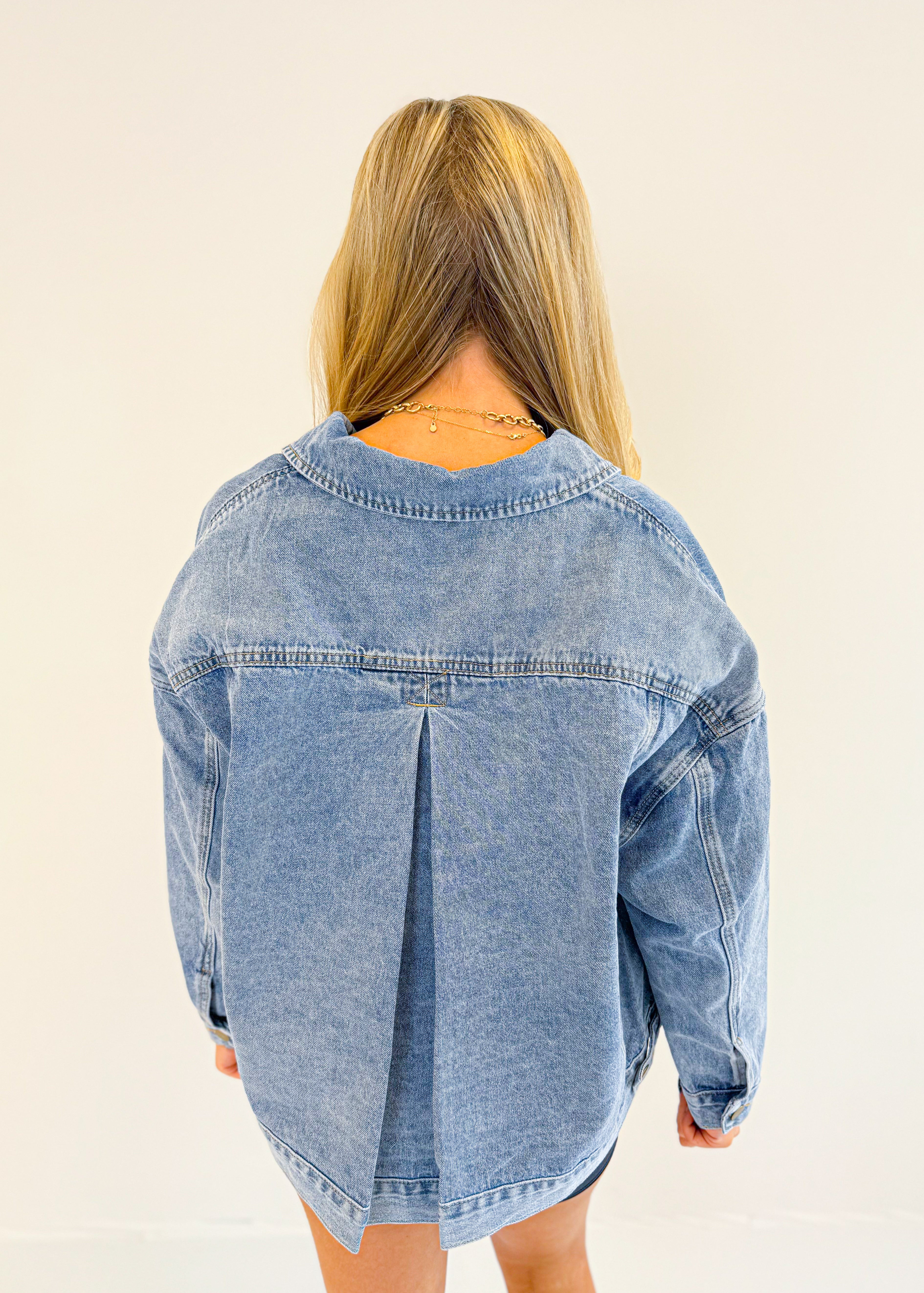 Boxy Denim Trucker Jacket