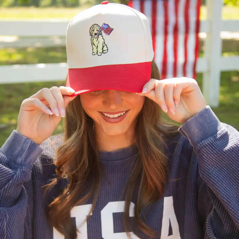 American Doodle Two Tone Trucker
