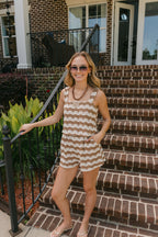 Karly Scalloped Crochet Top & Shorts Set