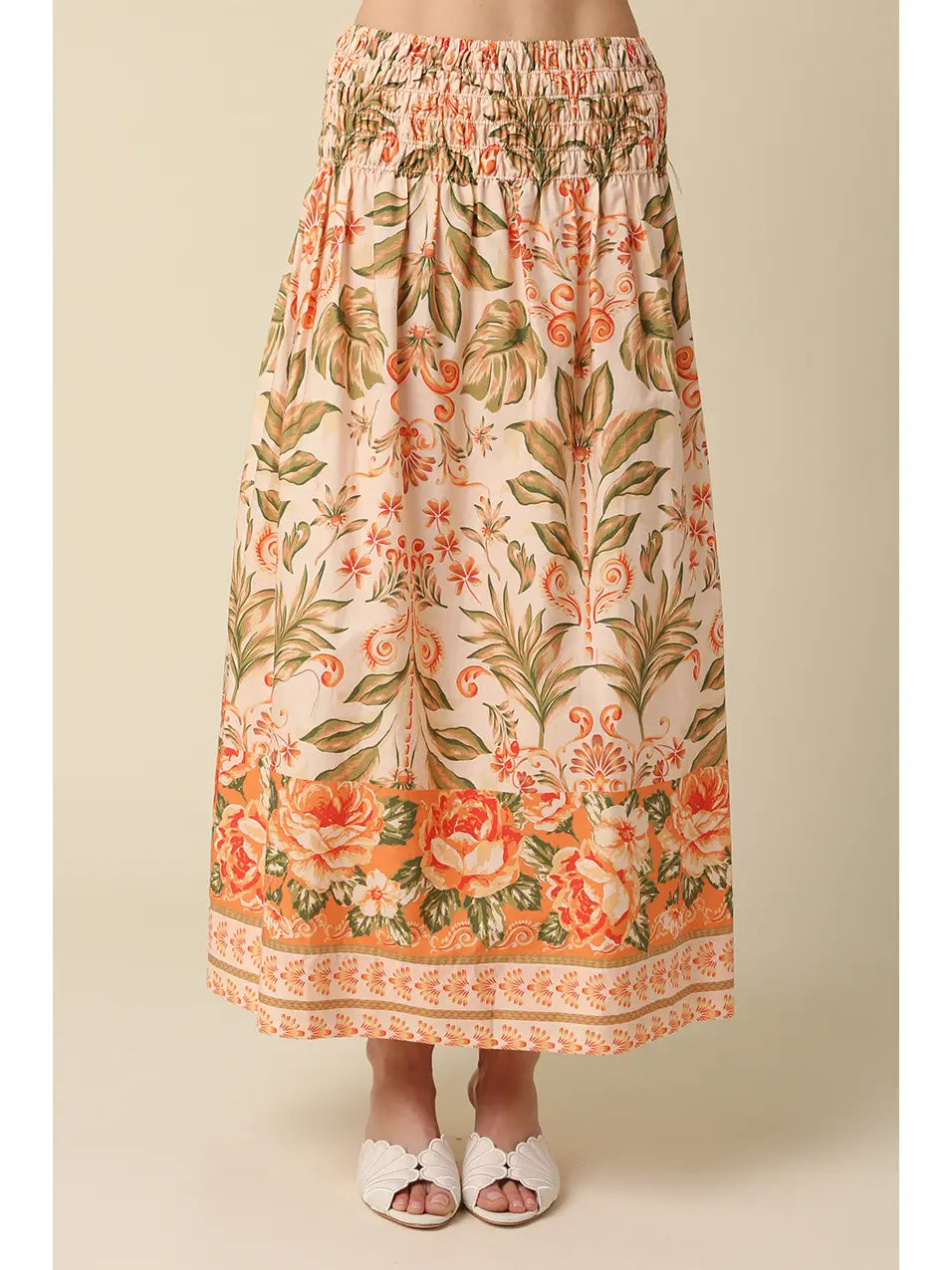 Talia Floral Maxi Skirt