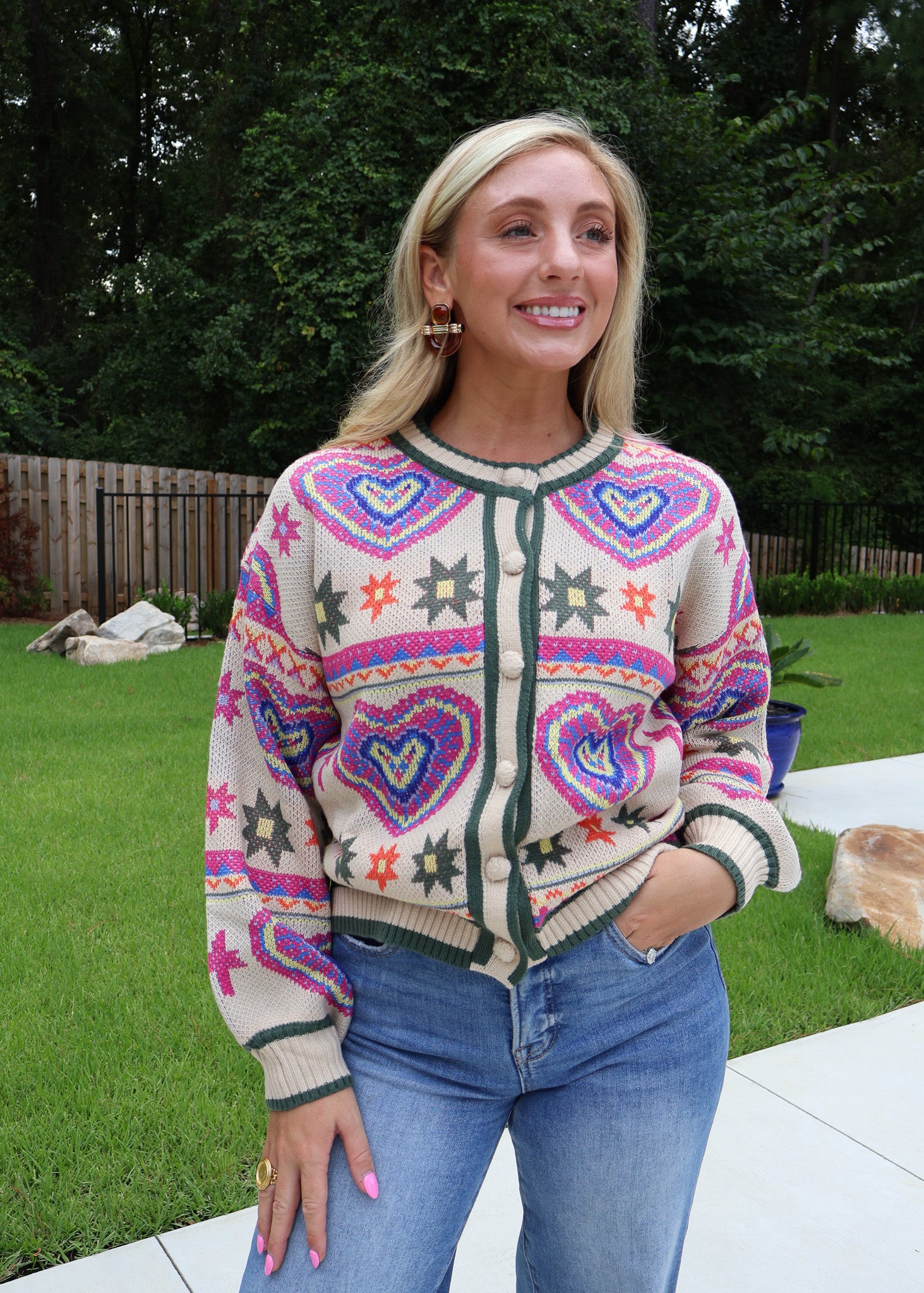 The Sloane Heart Cardigan