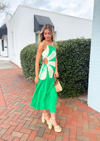Daisy Cutout Midi Dress