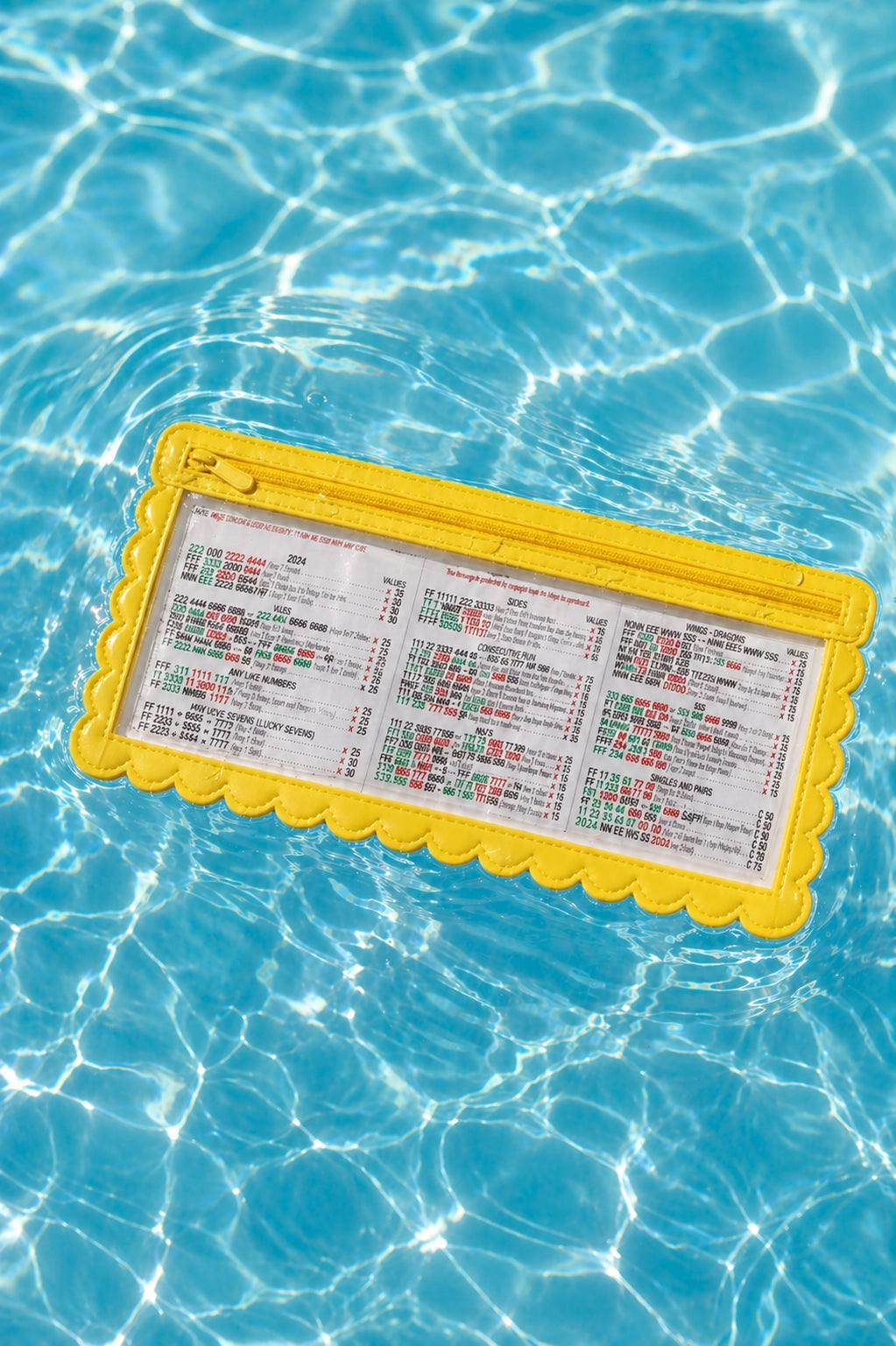 Splash-Proof Mahjong Card Holder For Pool Mahjong