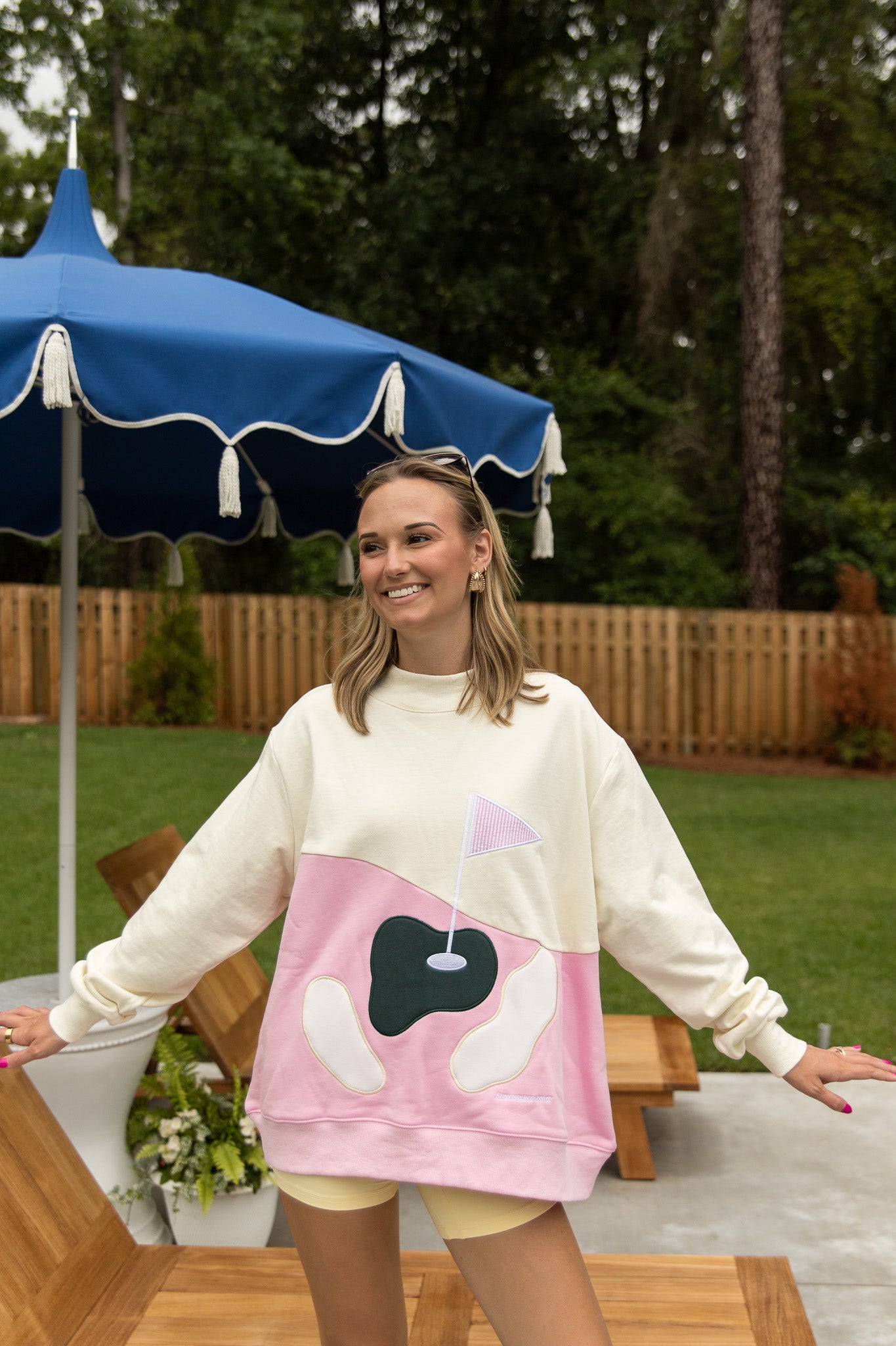 Golfing On the Green Mock Neck – The Swank Company