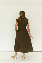 Vintage Charm Gingham Dress