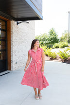 Martha Stripe Shirtdress