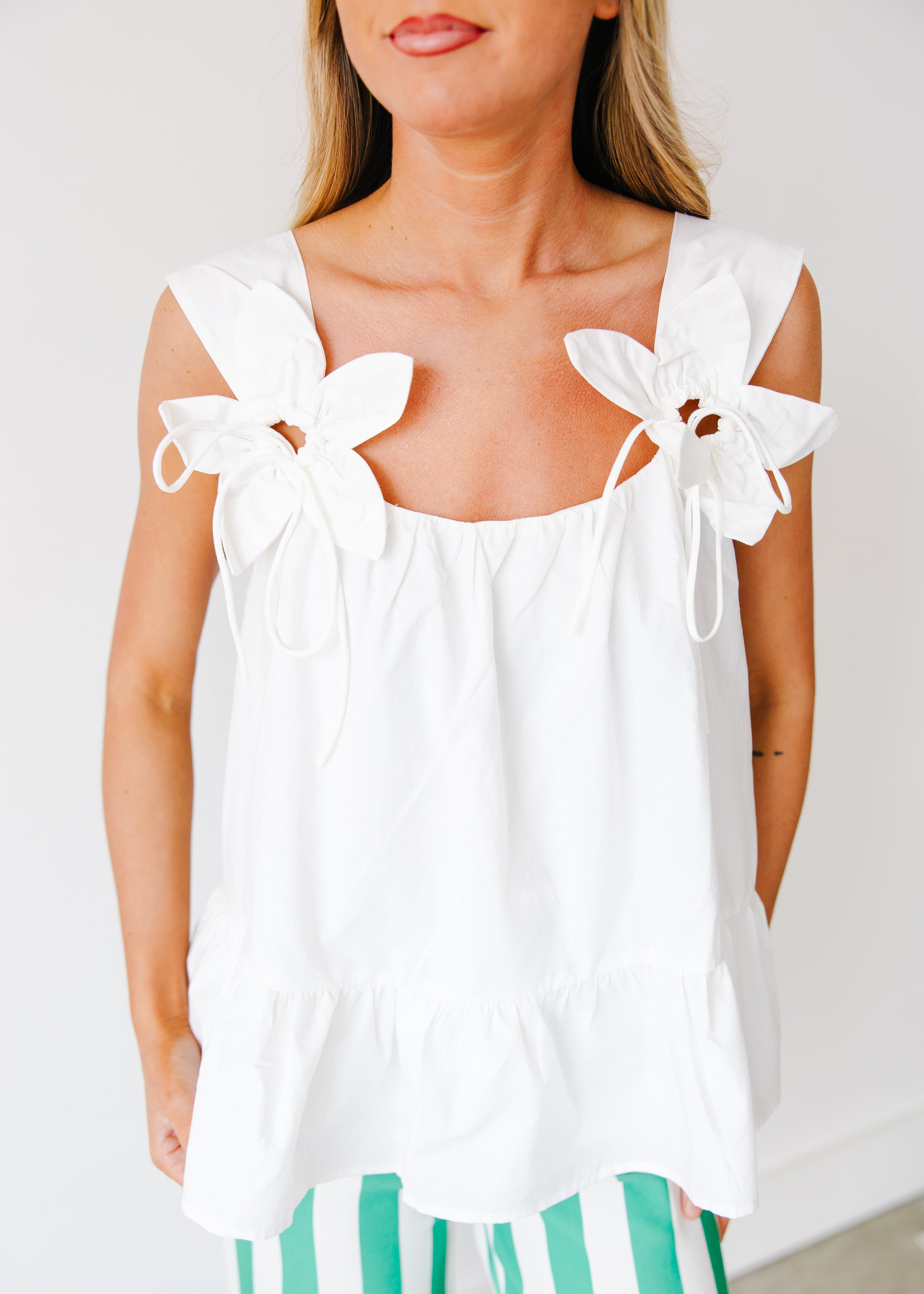 Savannah Petal Ruffle Tank