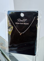 Initial Gold Dipped Necklace