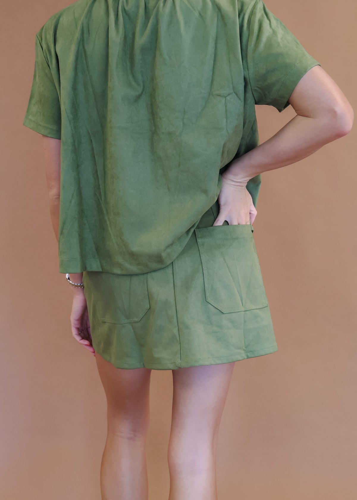 Paisley Front Pocket Skort
