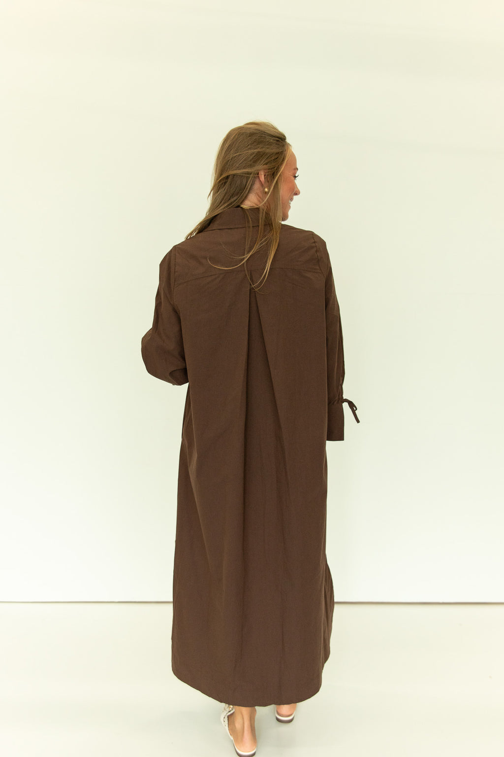 Talia Tie Sleeve Dress