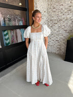 Rosalie Garden Square Midi Dress