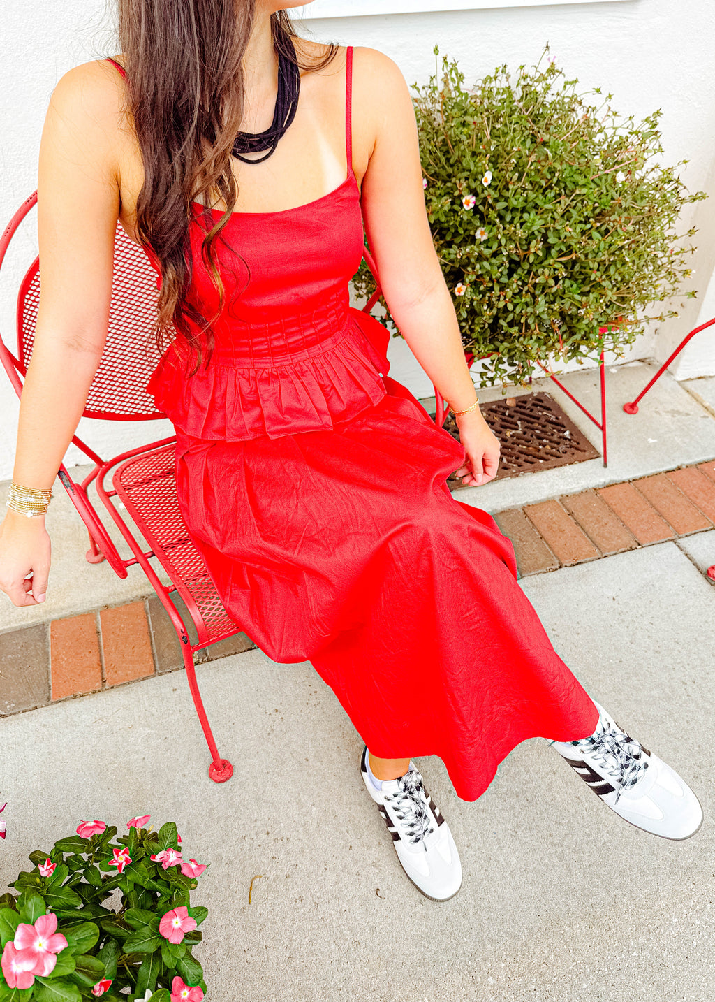 Stephanie Pleated Maxi Skirt