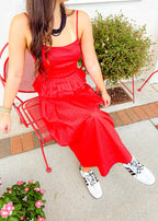 Stephanie Pleated Maxi Skirt