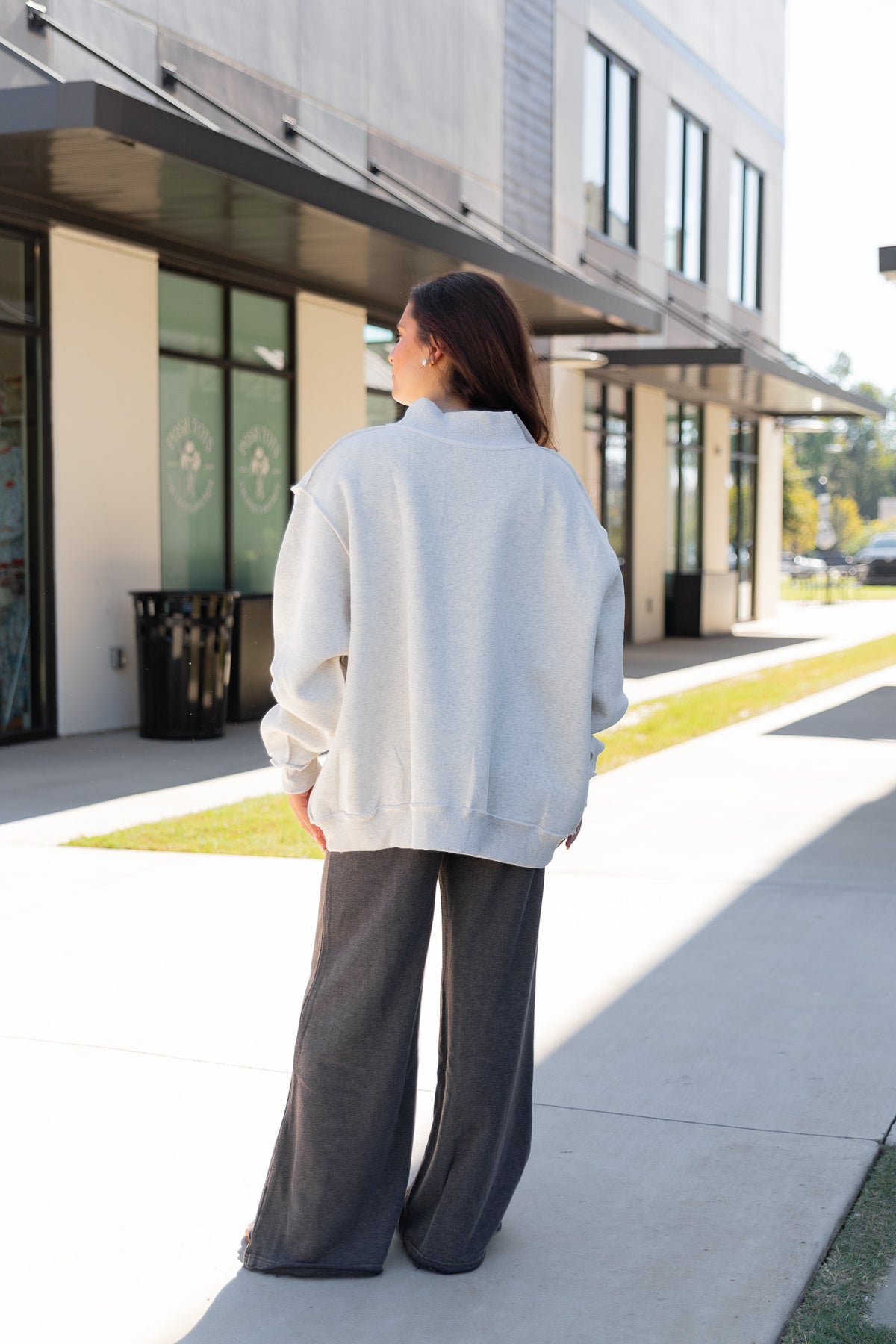 Georgia Embroidered Mock Neck