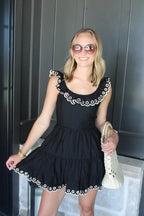 Calla Scallop Mini Dress