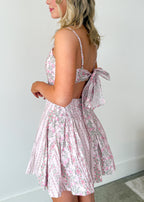 Willow Cutout Bow-Back Mini Dress