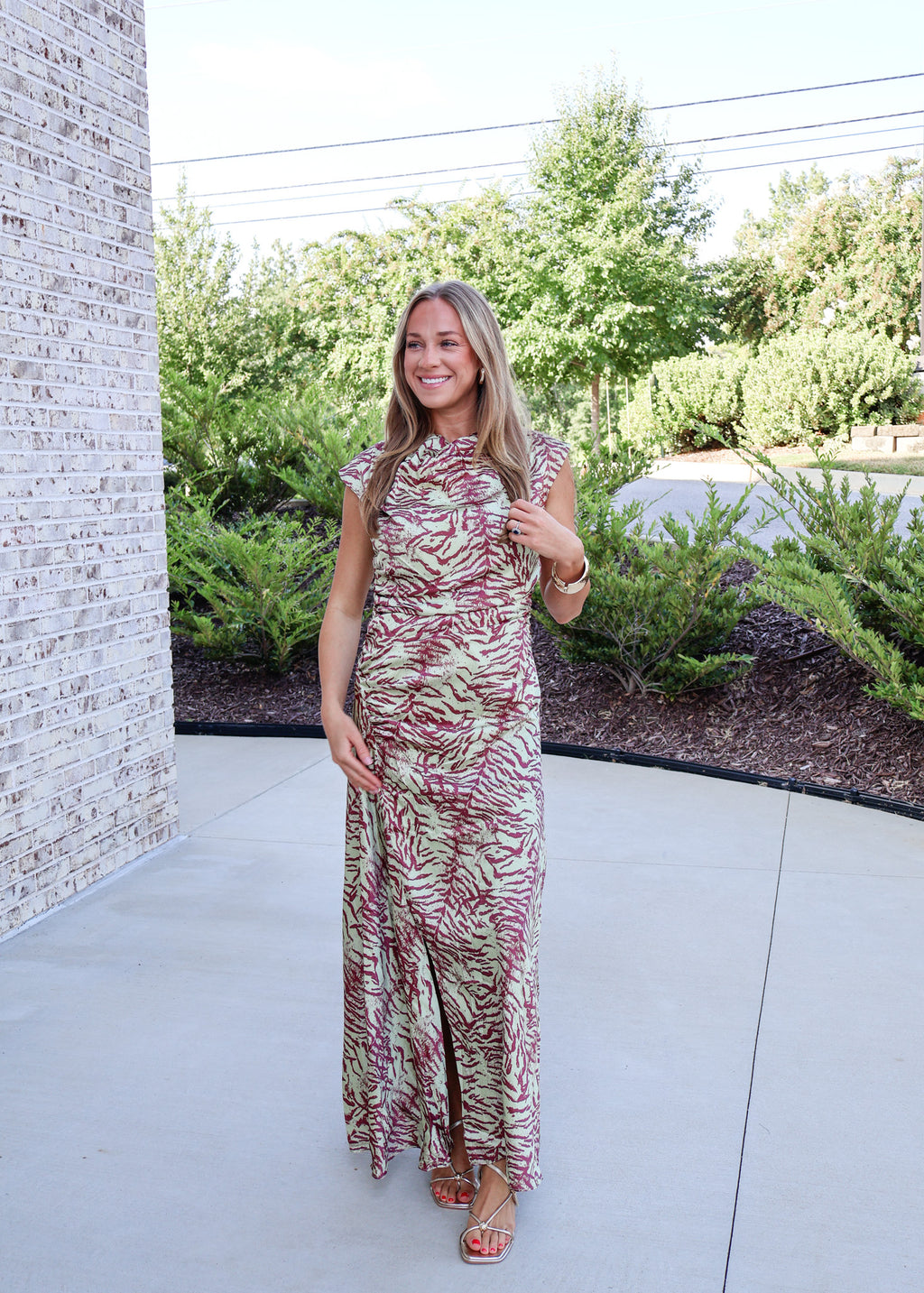 Pressley Maxi Dress in Green