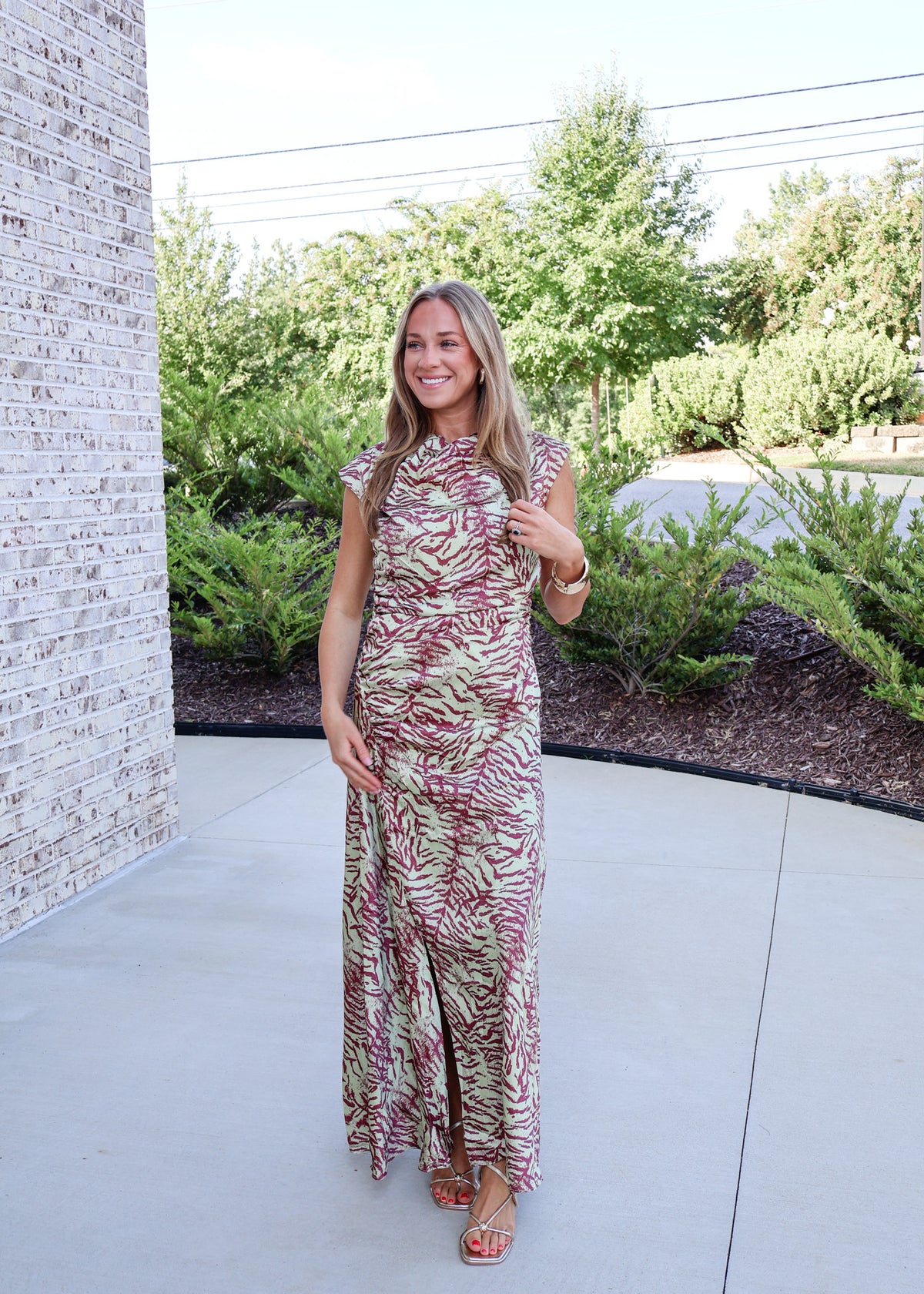 Pressley Maxi Dress in Green