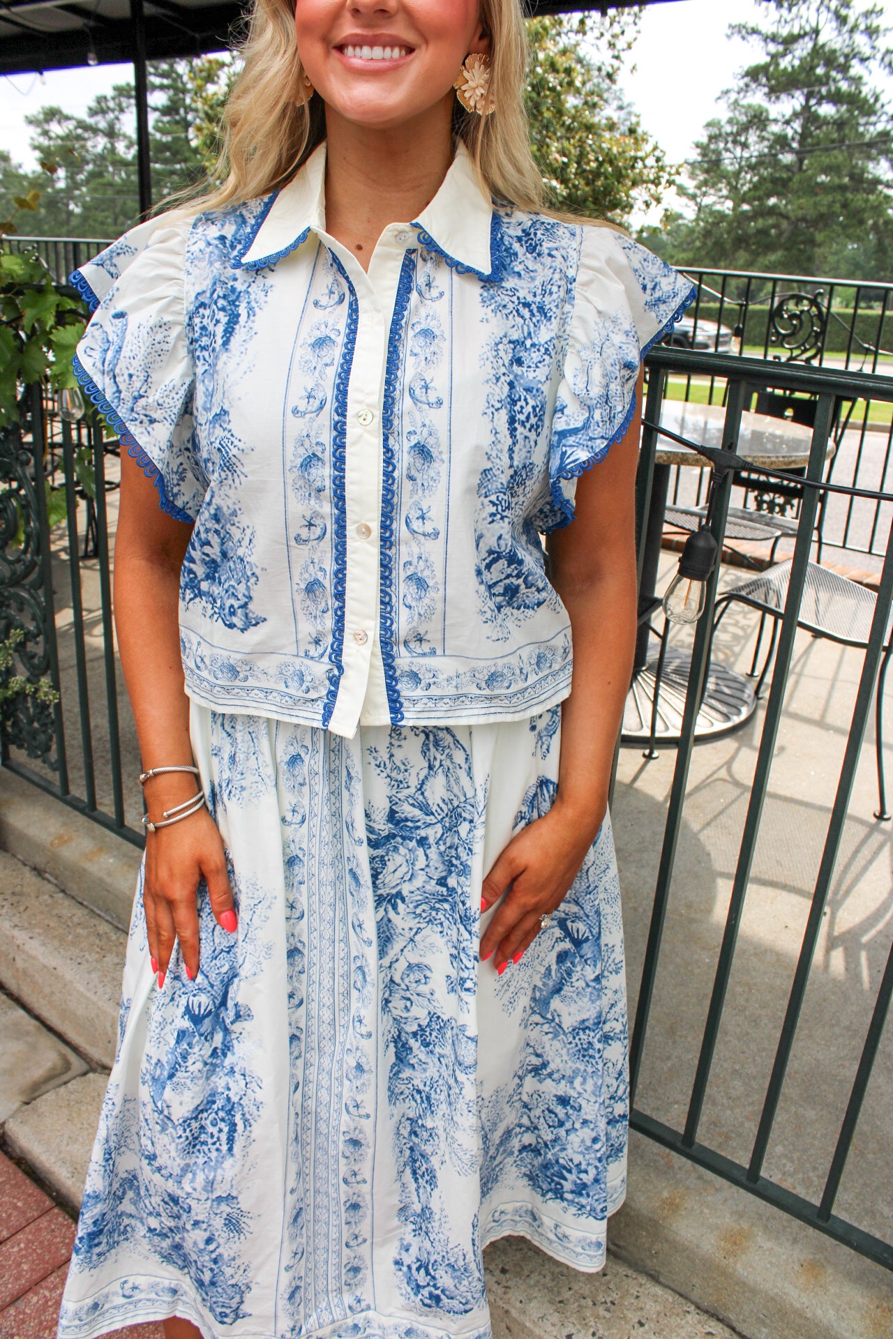 Nantucket Floral Blouse