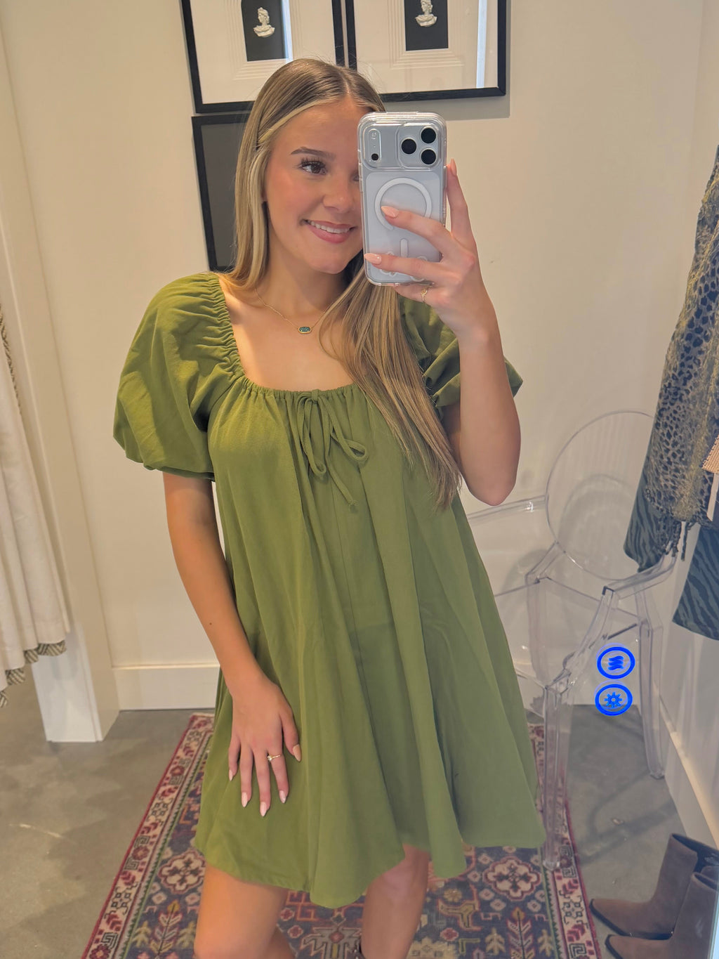 Meredith Babydoll Mini Dress