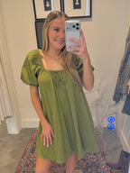 Meredith Babydoll Mini Dress