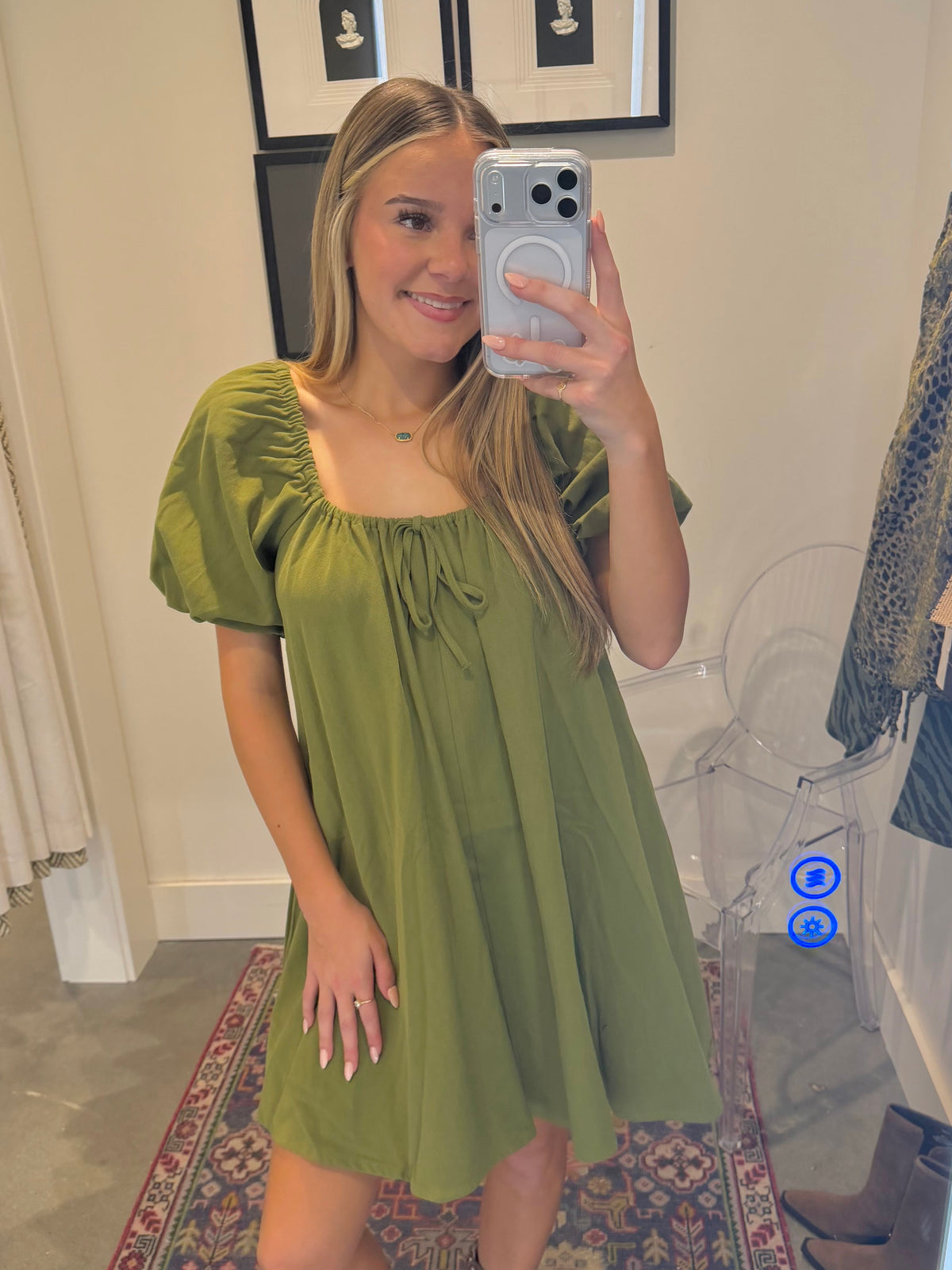 Meredith Babydoll Mini Dress