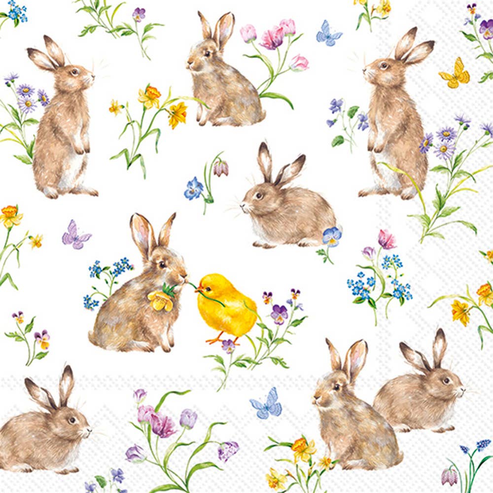 Easter Friends Paper Lunch Napkins