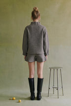 Esme Textured Knit Sweater Jacket