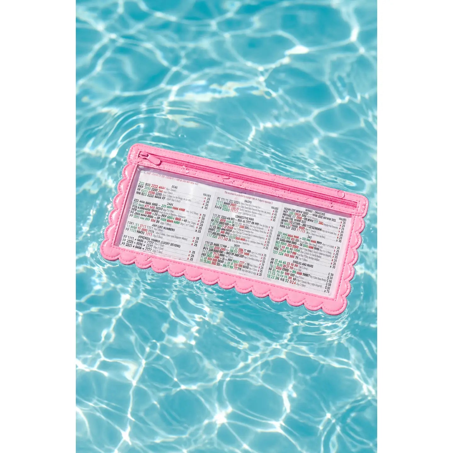 Splash-Proof Mahjong Card Holder For Pool Mahjong