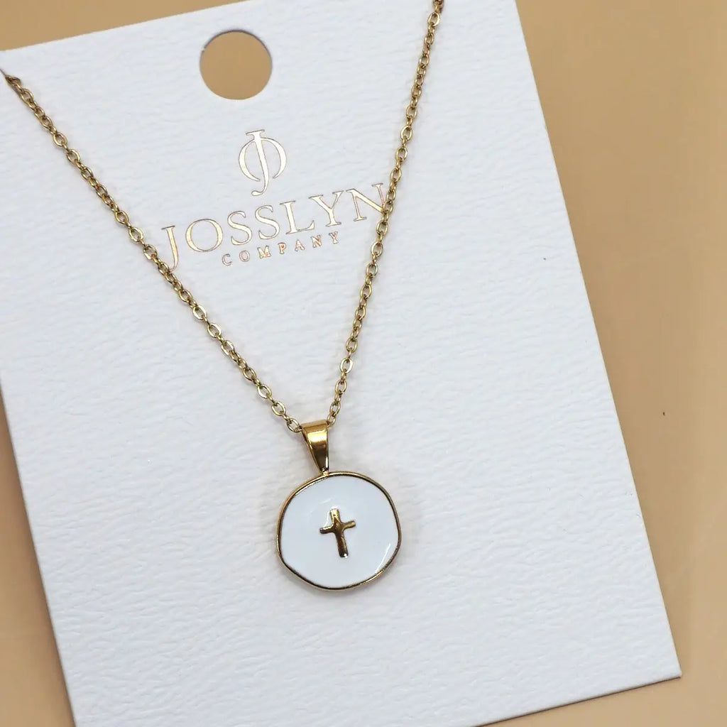 Noelle Cross Pendant Necklace
