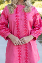 Piper Embroidered Mini Dress