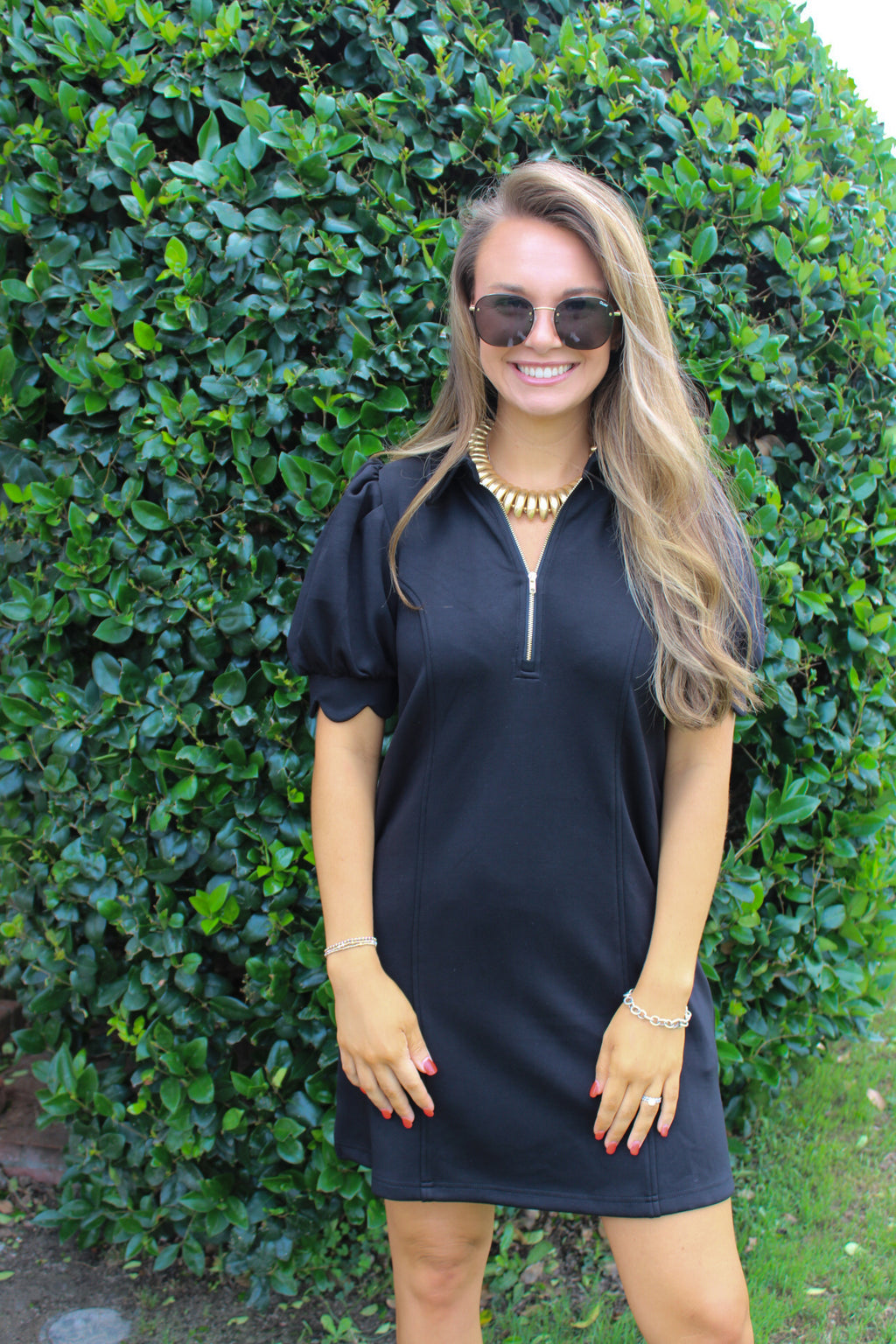 Thalia Puff Sleeve Mini Dress