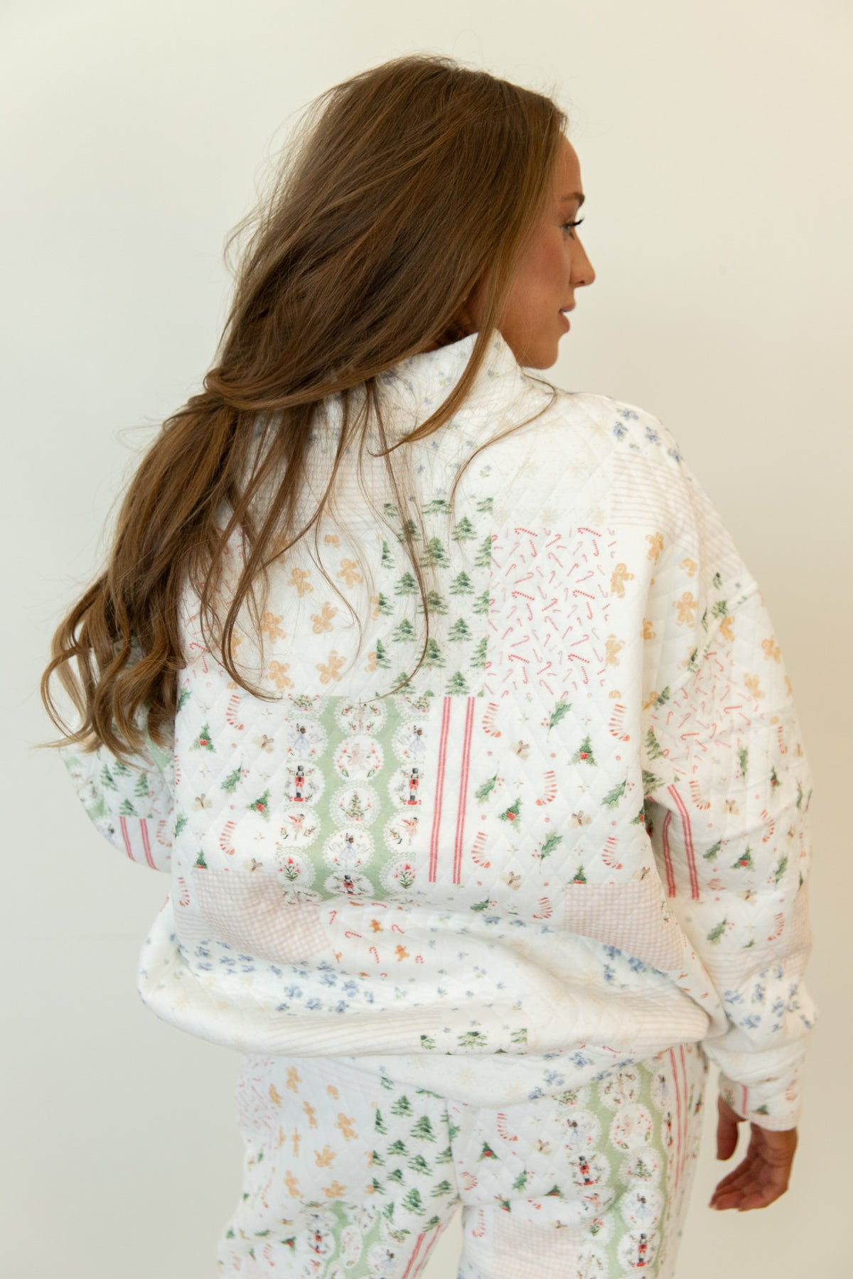Winter Wonderland Quilted Mockneck