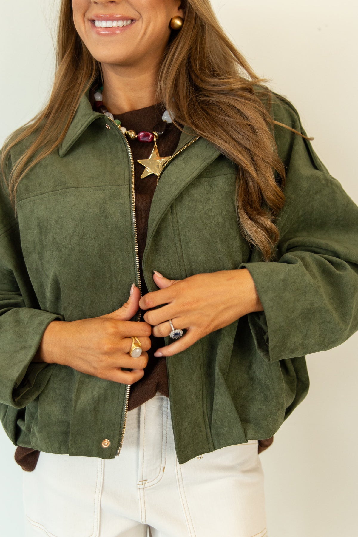 Jessa Soft Suede Jacket