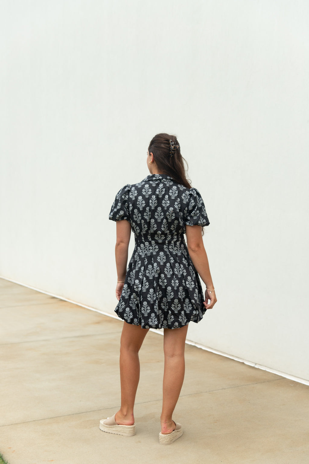 Finley Floral Puff Sleeve Mini Dress