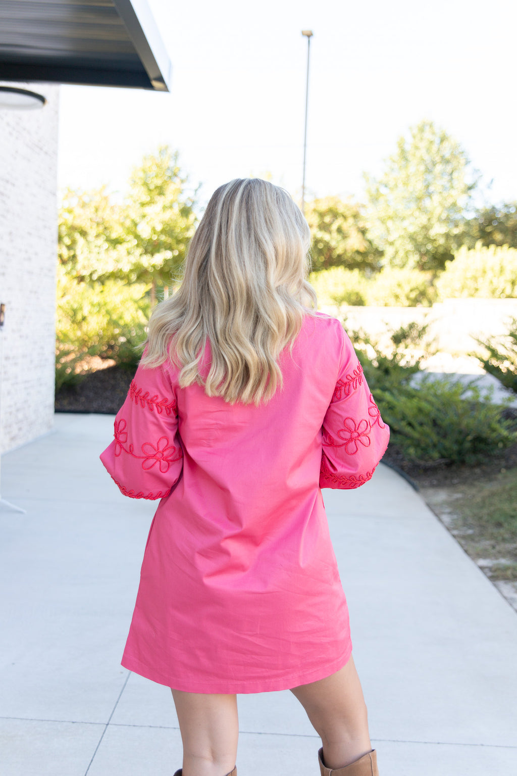 Piper Embroidered Mini Dress