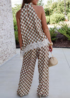 Corinne Checkered Pants