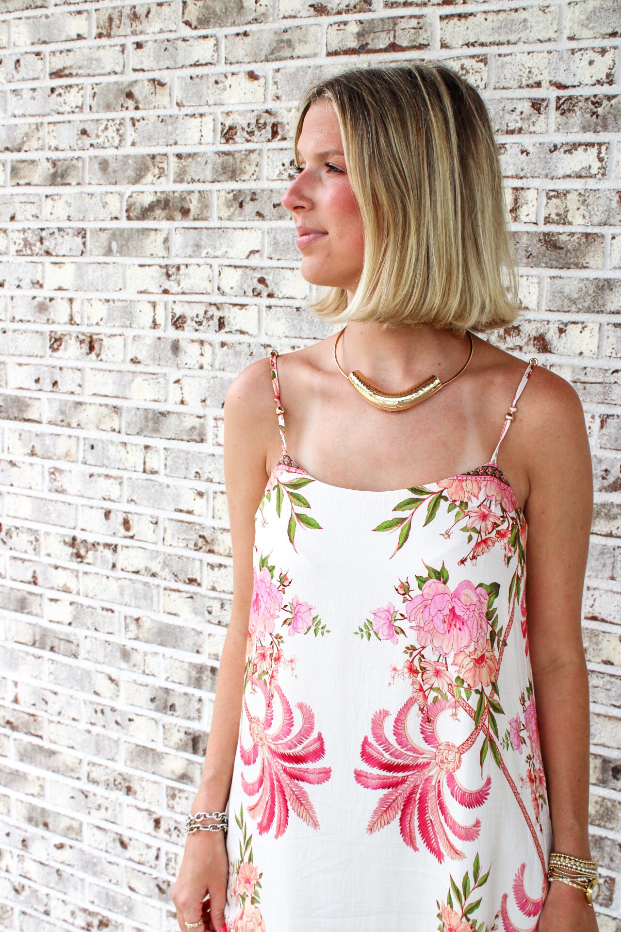 Skye Strap Shift Maxi Dress