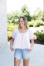 Winnie Lace Trim Blouse