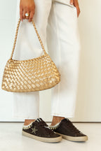 Pippa Studded Shearling Mule Sneaker