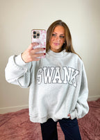 Swank Mock Neck Sweatshirt