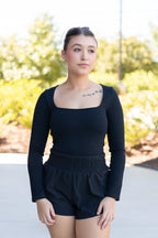 Simone Square-Neck Bodysuit