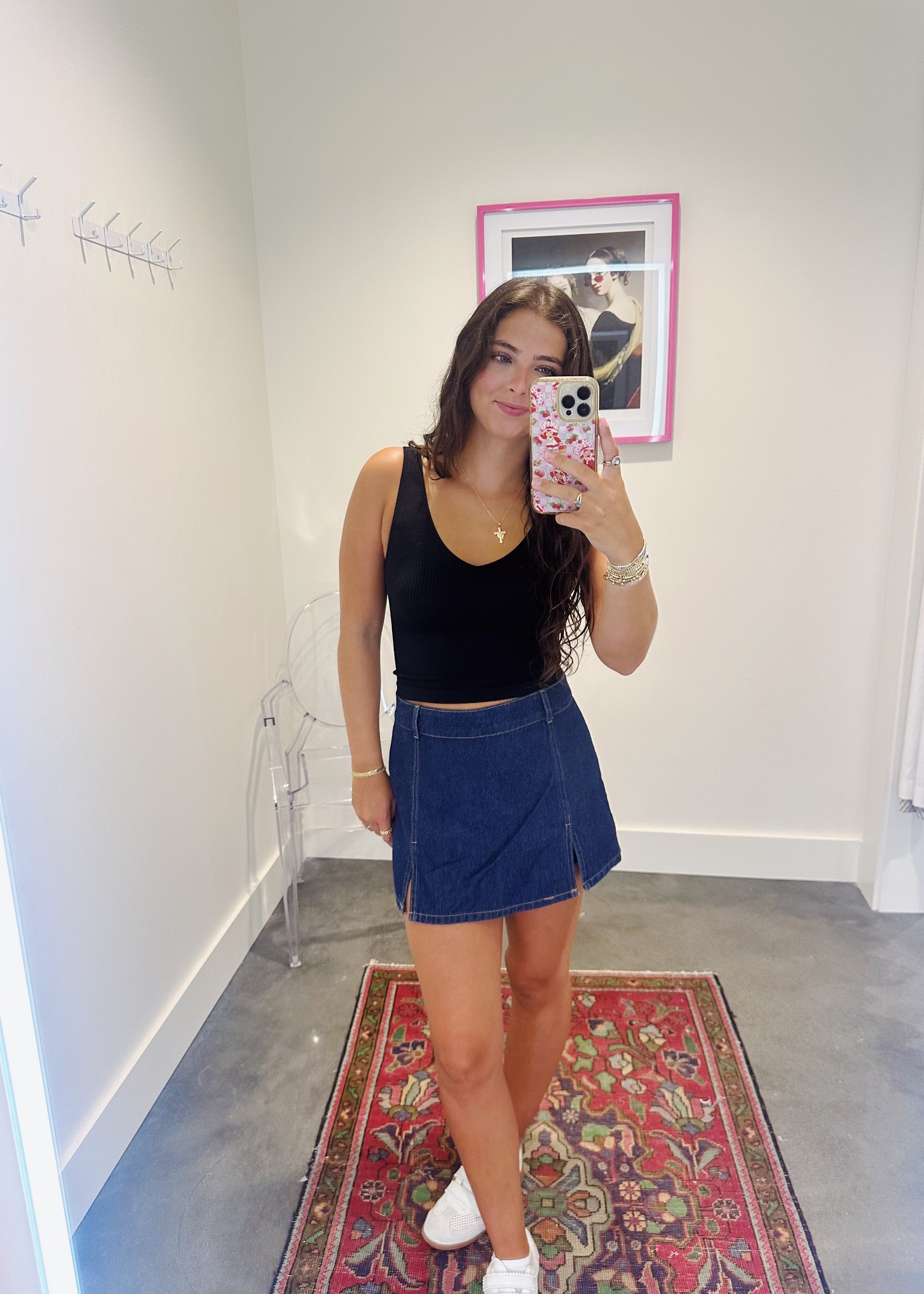 Tessa Denim Mini Skort