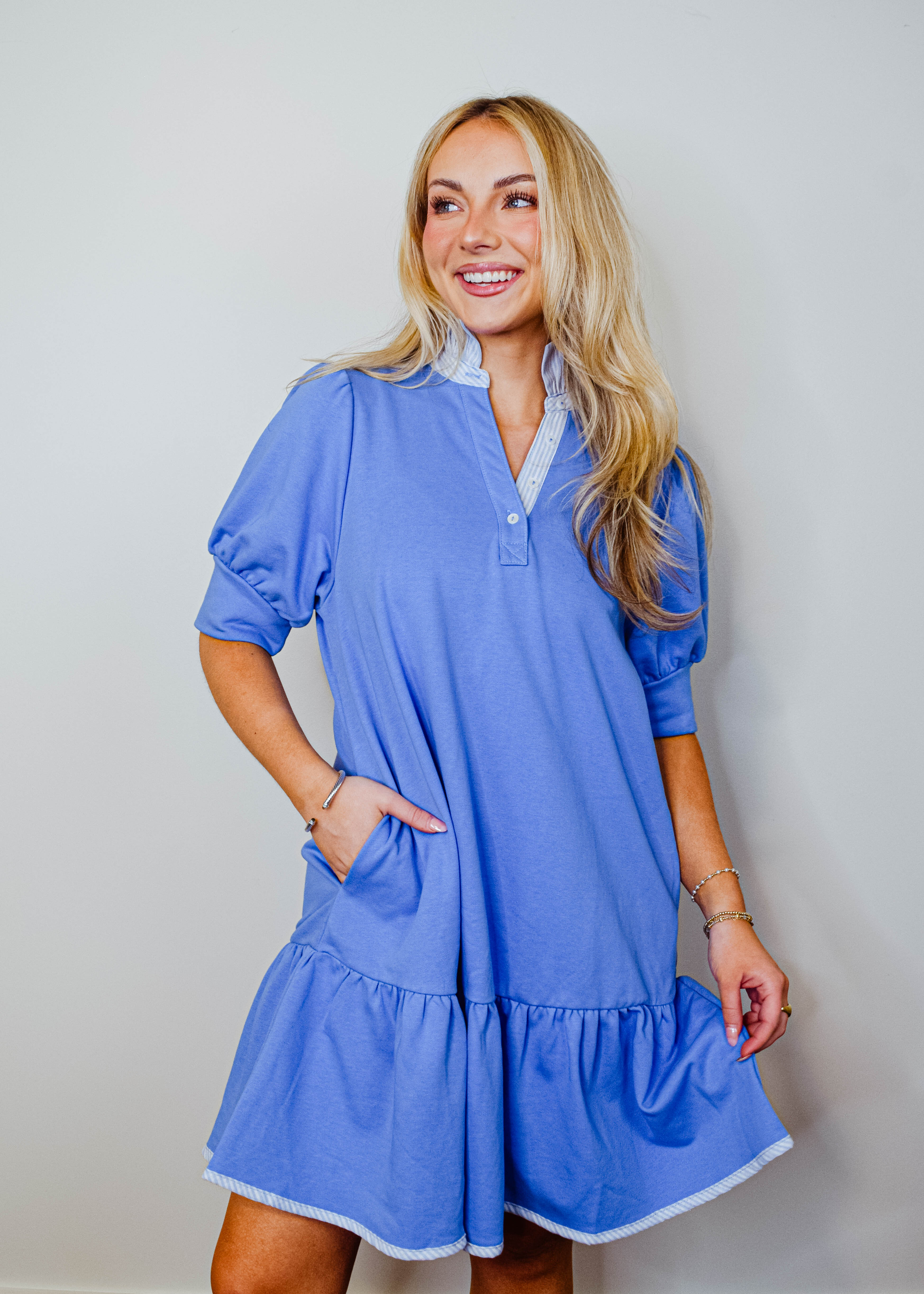 Harper Stripe Mini Dress