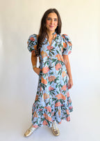 Bloomfield Floral Tiered Midi Dress