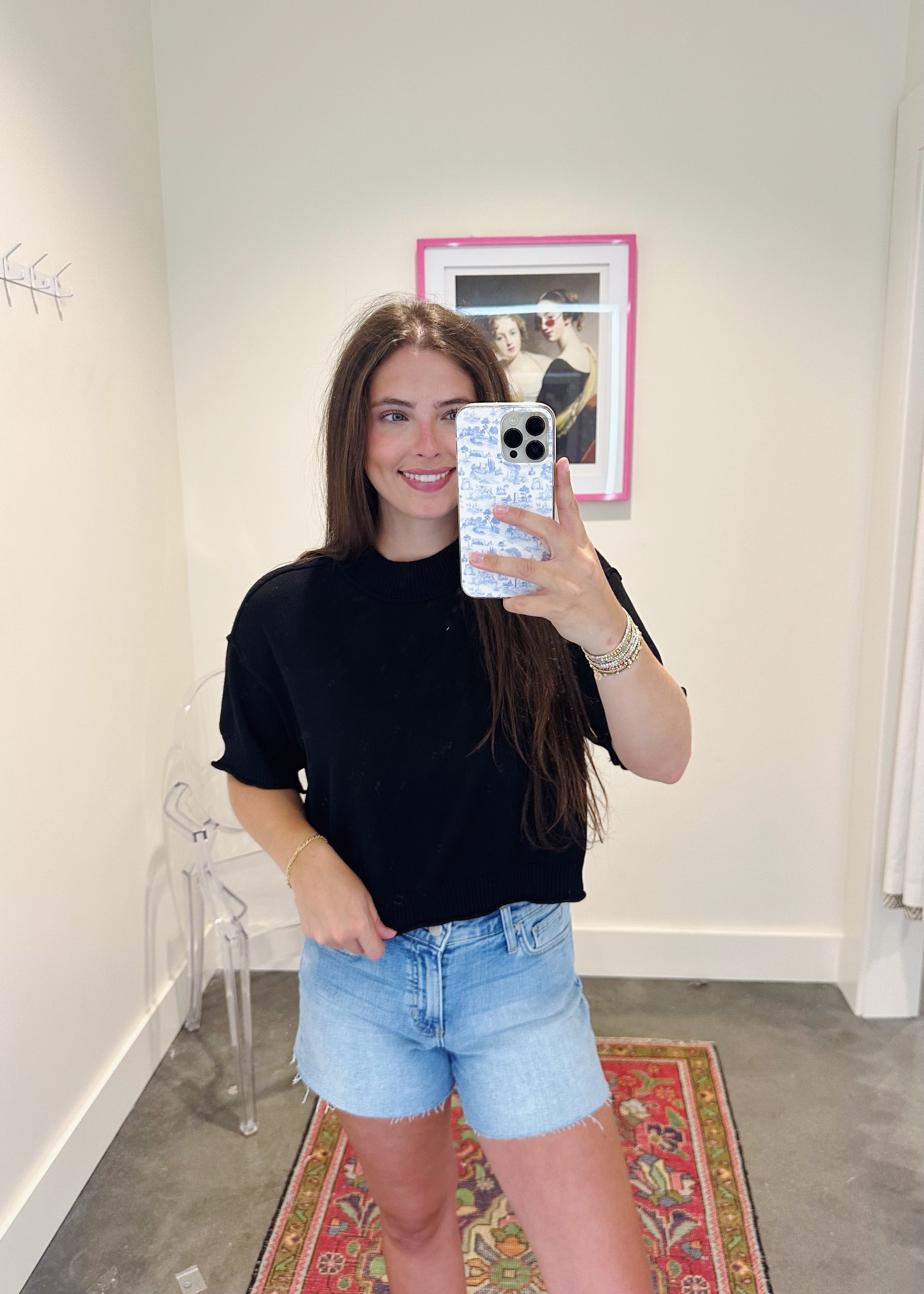 Liora Short Sleeve Summer Sweater