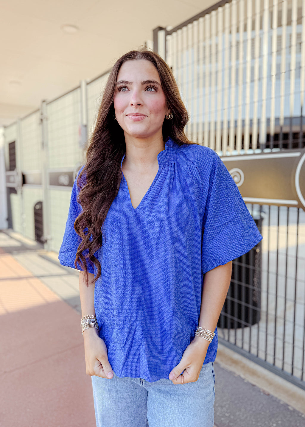 Floria V-neck Top